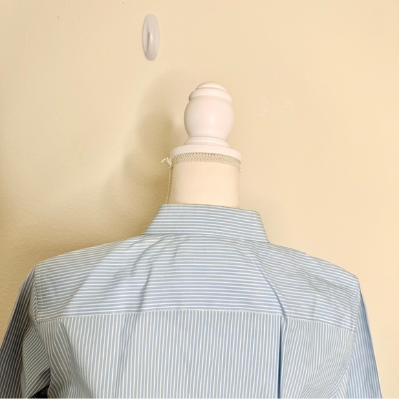 Ralph Lauren Light Blue and white Striped Shirt - Picture 5 of 9